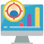Targeted marketing icon 64x64