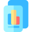 Bar chart icon 64x64