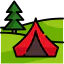 Camping icon 64x64