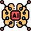 Artificial intelligence icon 64x64