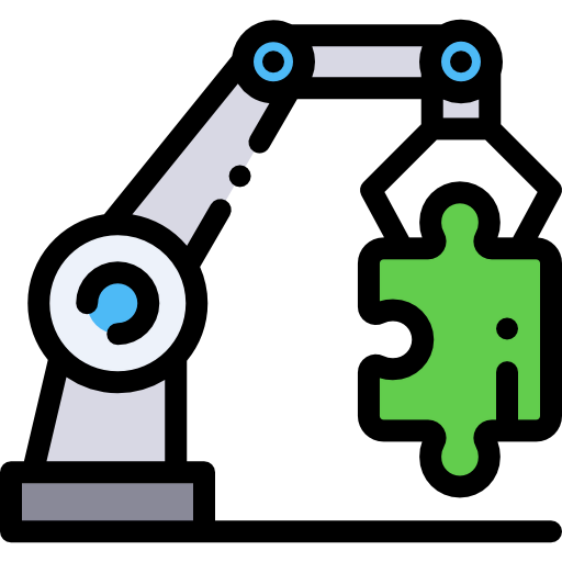 Robot arm icon