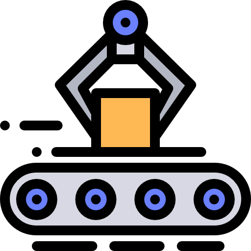 Robot arm icon