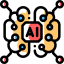 Artificial intelligence icon 64x64
