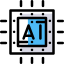 Artificial intelligence icon 64x64
