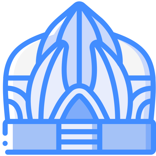 Lotus temple icon