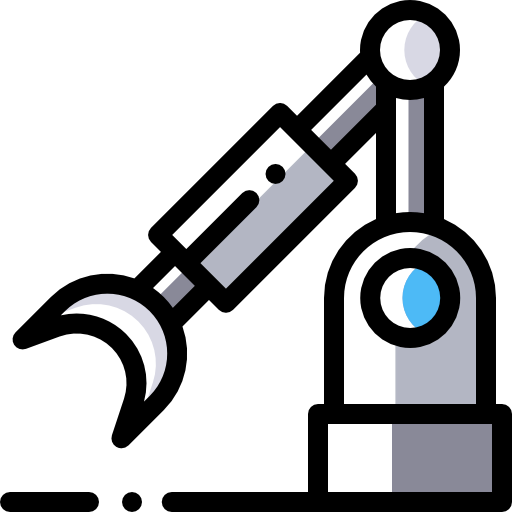 Robot arm icon