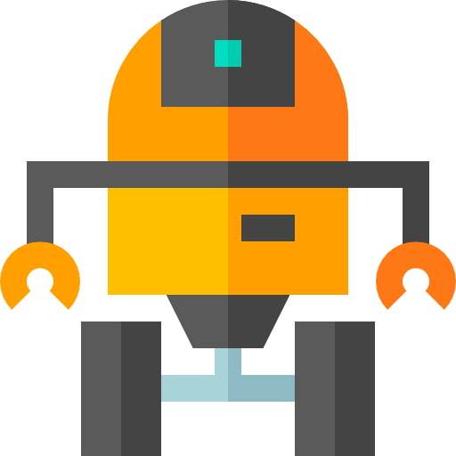 Space robot icon