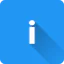 Letter i icon 64x64