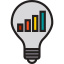 Bar chart icon 64x64