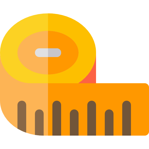 Measuring tape icon