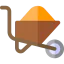Wheelbarrow icon 64x64