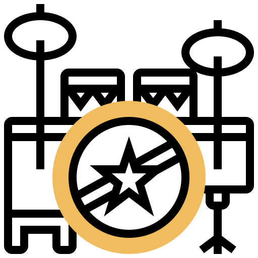 Drum set icon
