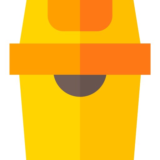 Trash can icon