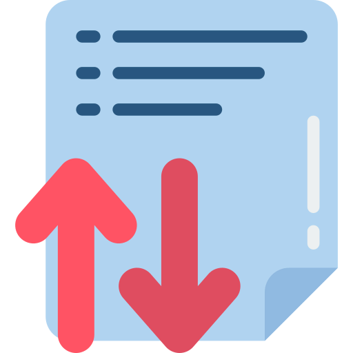 Up and down arrows icon