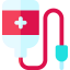 Intravenous saline drip icon 64x64