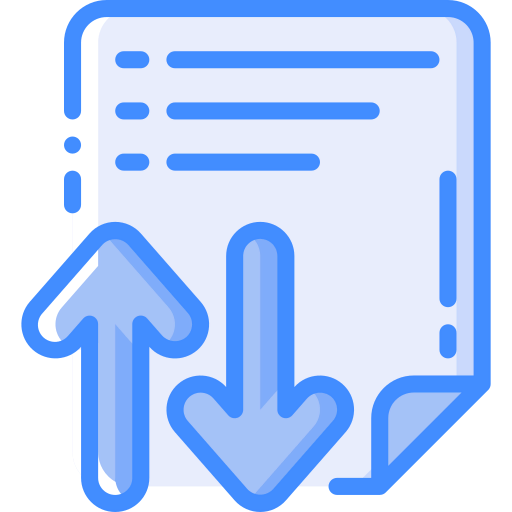 Up and down arrows icon