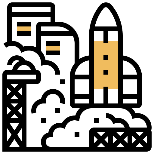 Rocket launch icon