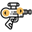 Space gun icon 64x64