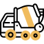 Concrete mixer icon 64x64