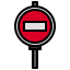 Traffic sign icon 64x64