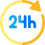 24 hours icon 64x64