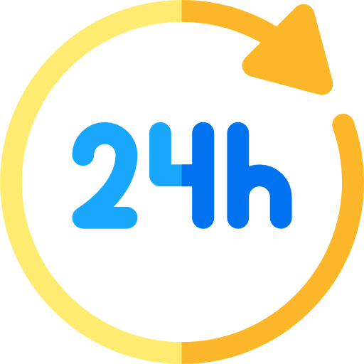 24 hours ícono
