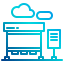 Bus stop icon 64x64