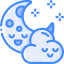 Crescent moon icon 64x64
