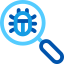 Virus search icon 64x64