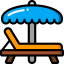 Sunbed icon 64x64