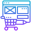Online shopping icon 64x64