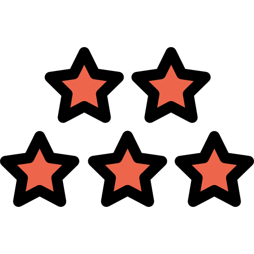 Five stars Ikona