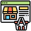 Online shopping icon 64x64