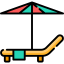 Sunbed icon 64x64