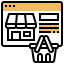 Online shopping icon 64x64