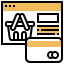 Online shopping icon 64x64