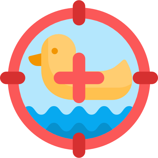 Shoot duck icon