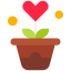 Plant pot icon 64x64