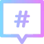 Hashtag icône 64x64