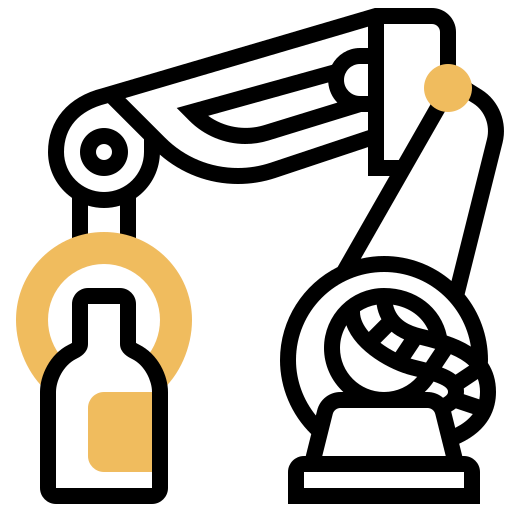 Robotic arm icon