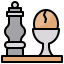 Boiled egg icon 64x64