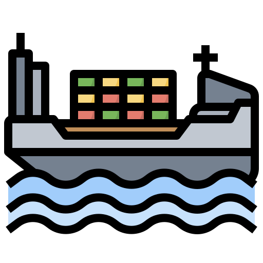Cargo ship ícono