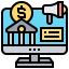 Online banking icon 64x64