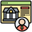 Online banking icon 64x64