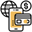 Online payment icon 64x64