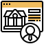 Online banking icon 64x64