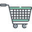 Shopping cart icon 64x64