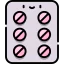 Contraceptive pills icon 64x64
