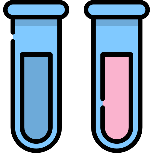 Test tubes icon
