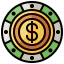 Casino chip icône 64x64